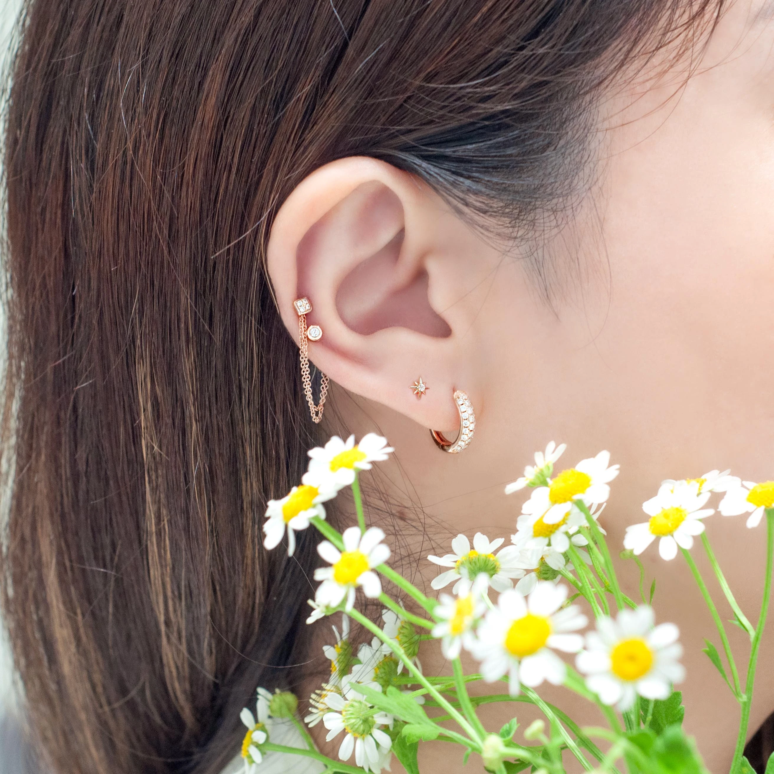 Mini starlight diamond flat back